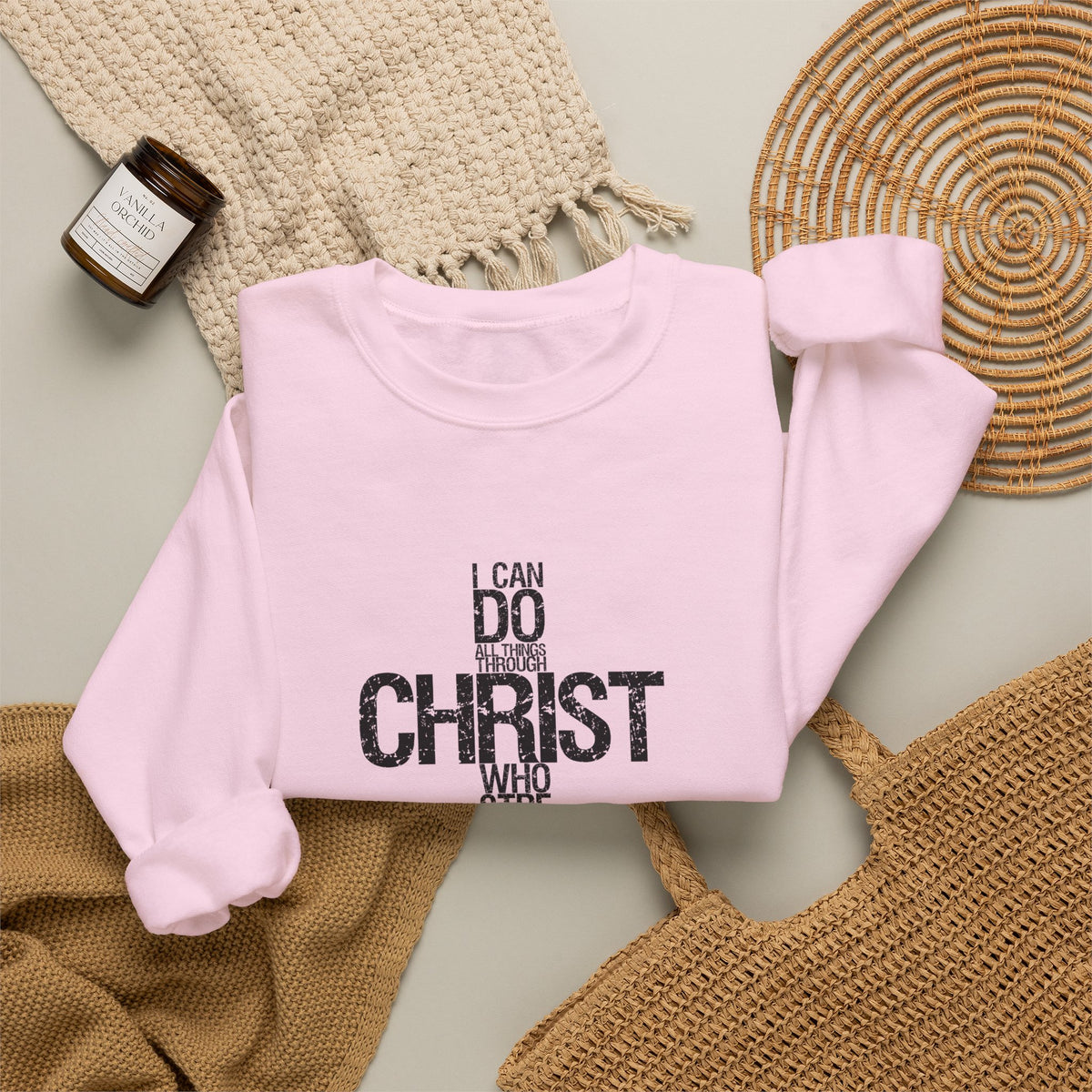 Philippians 4:13 Faith & Strength Sweatshirt