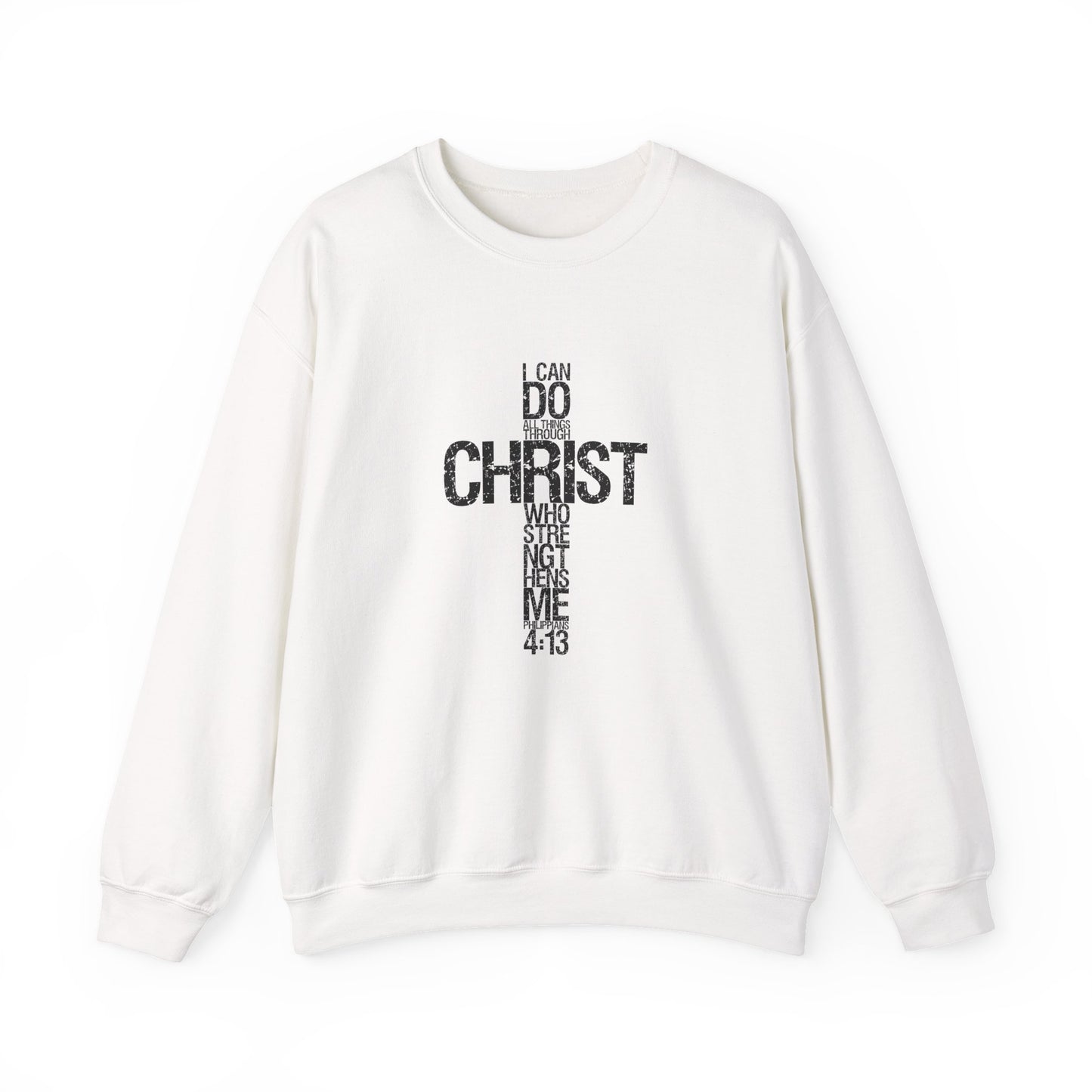 Philippians 4:13 Faith & Strength Sweatshirt