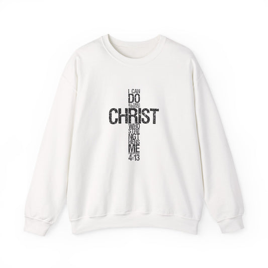 Philippians 4:13 Faith & Strength Sweatshirt