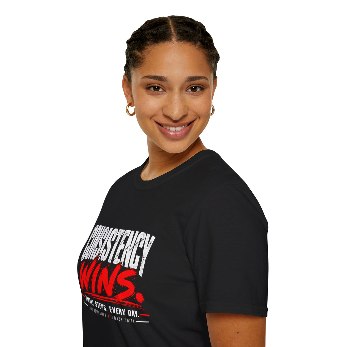 Consistency Wins – Daily Motivation Tee