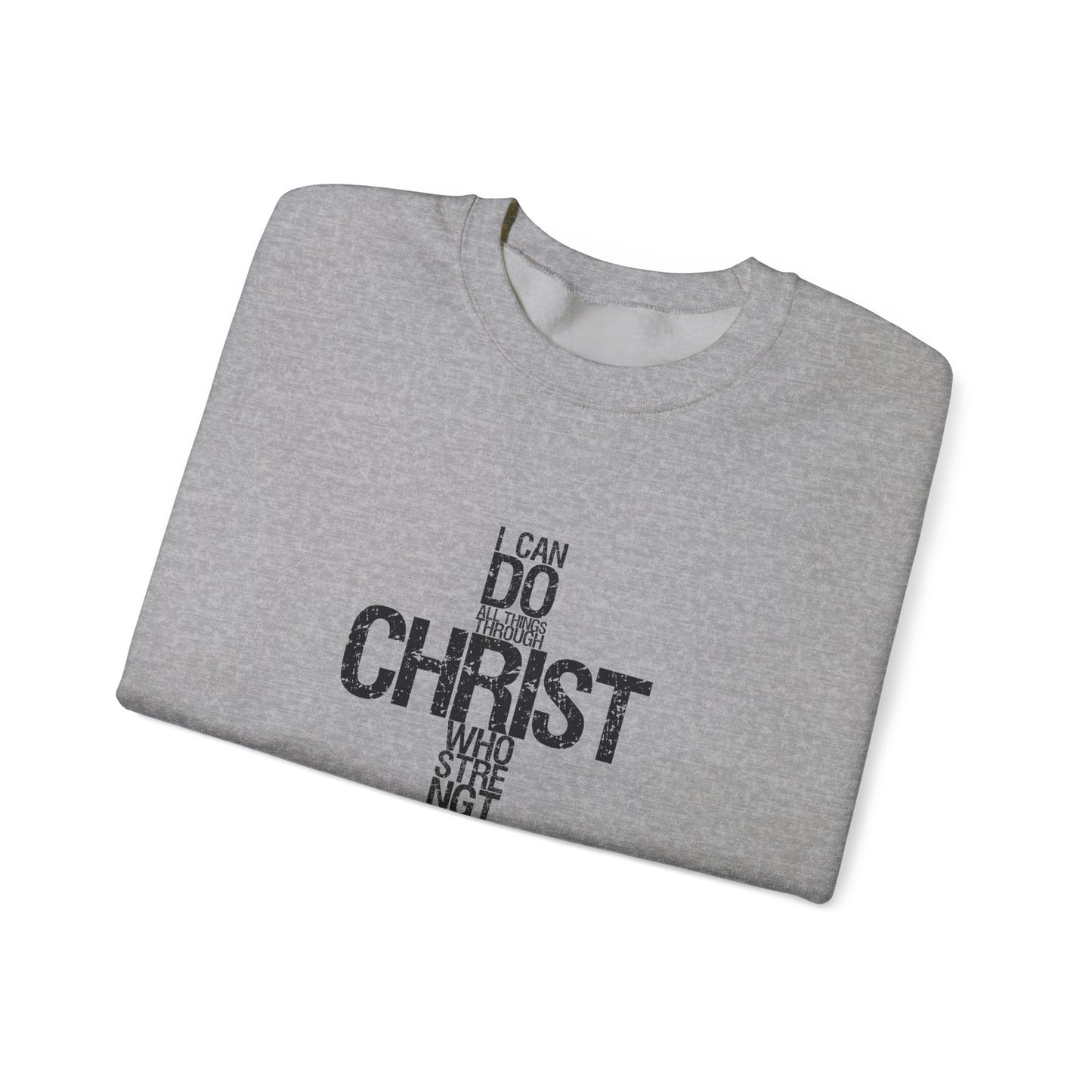 Philippians 4:13 Faith & Strength Sweatshirt