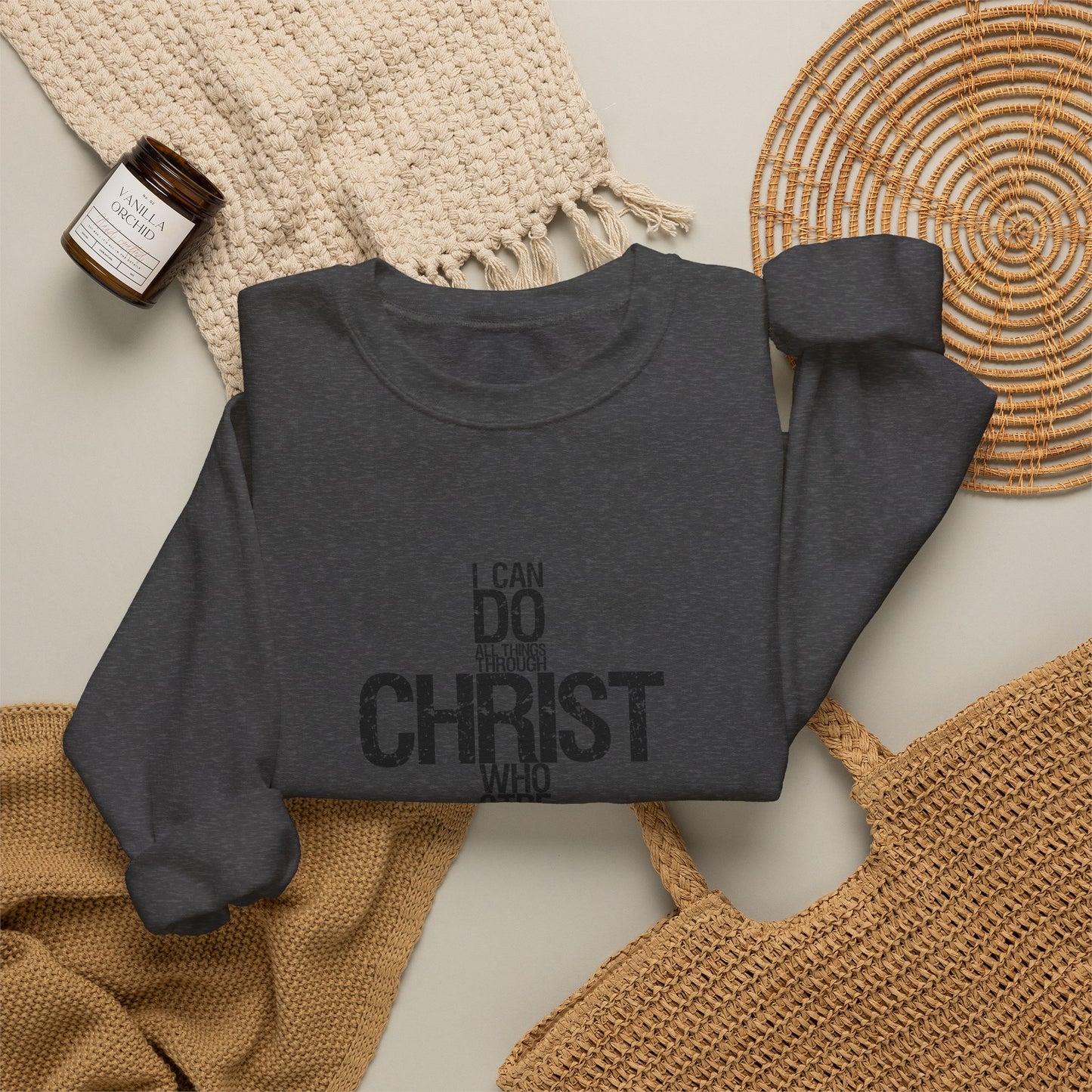 Philippians 4:13 Faith & Strength Sweatshirt