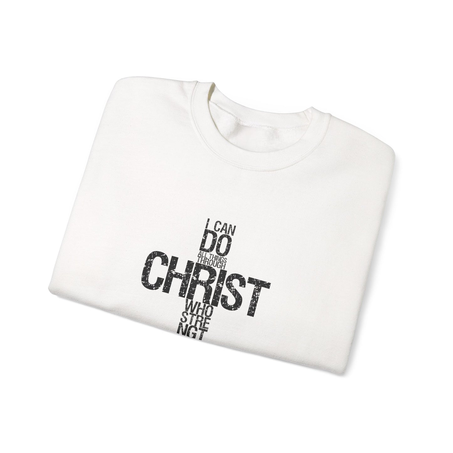 Philippians 4:13 Faith & Strength Sweatshirt