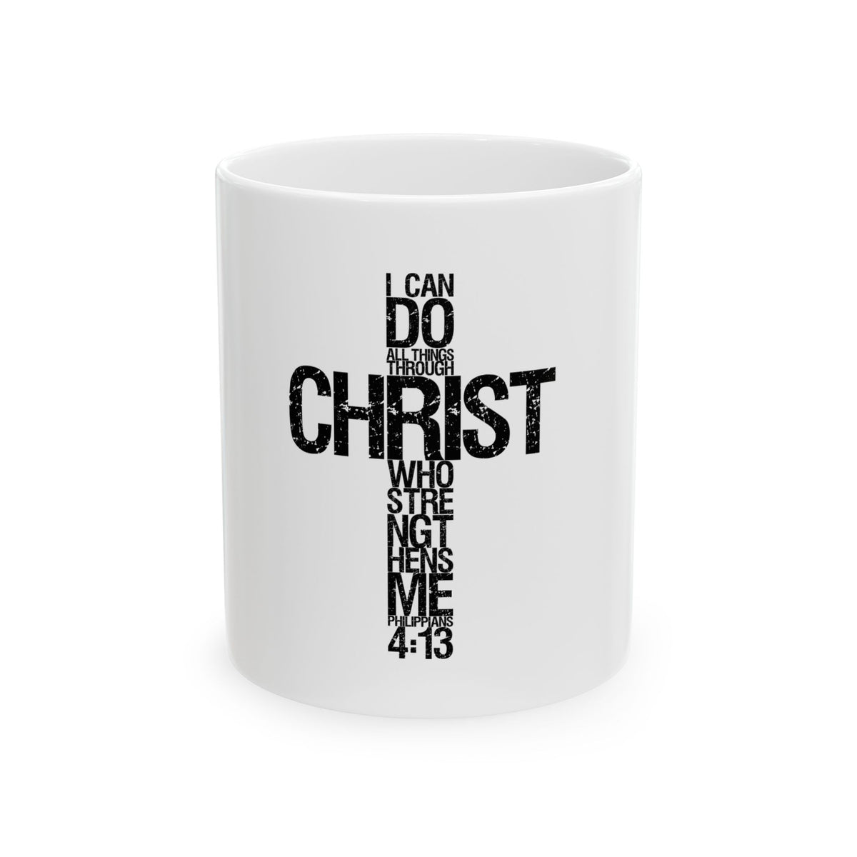 Philippians 4:13 Faith Mug