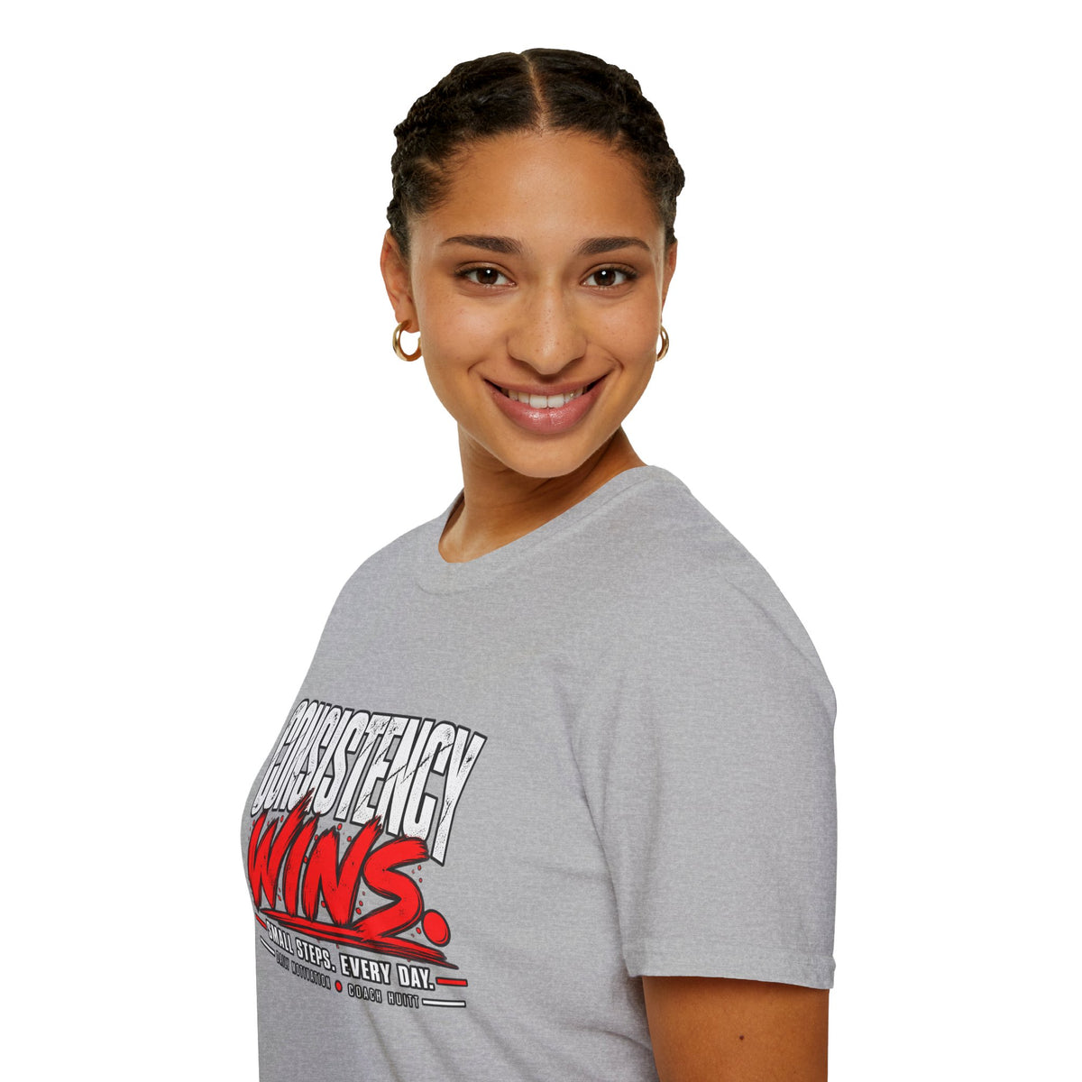 Consistency Wins – Daily Motivation Tee