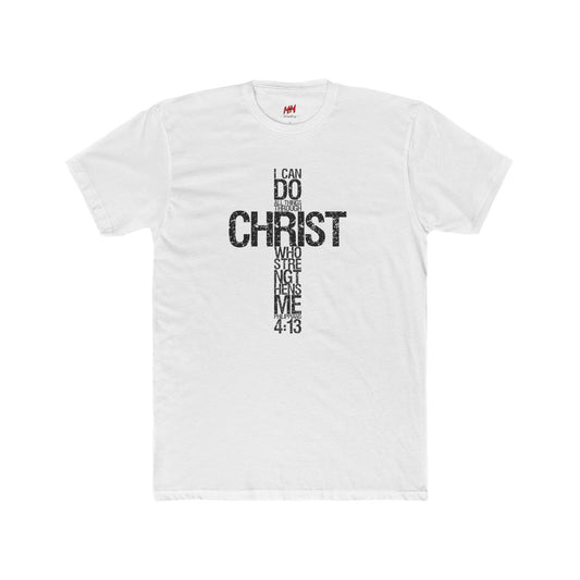 Philippians 4:13 Unisex Tee Shirt - Inspirational Christian Quote