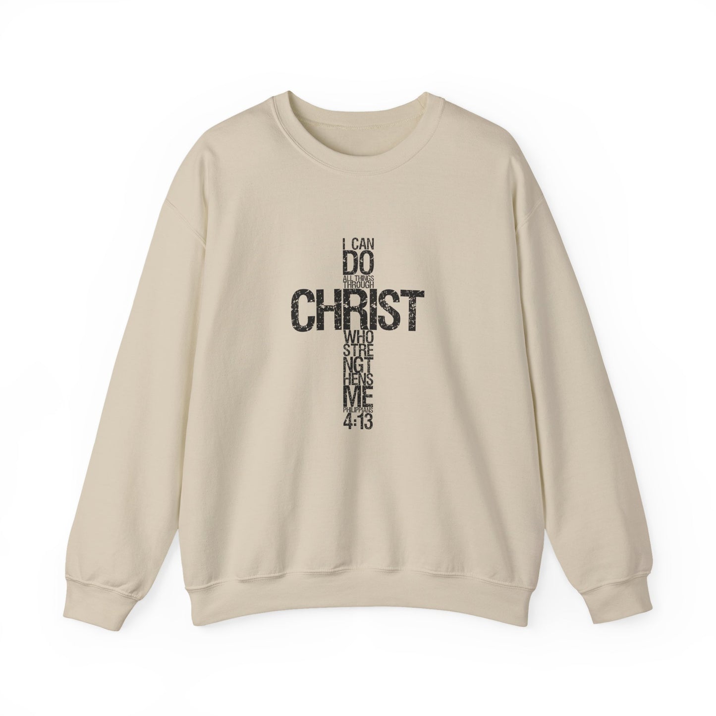 Philippians 4:13 Faith & Strength Sweatshirt