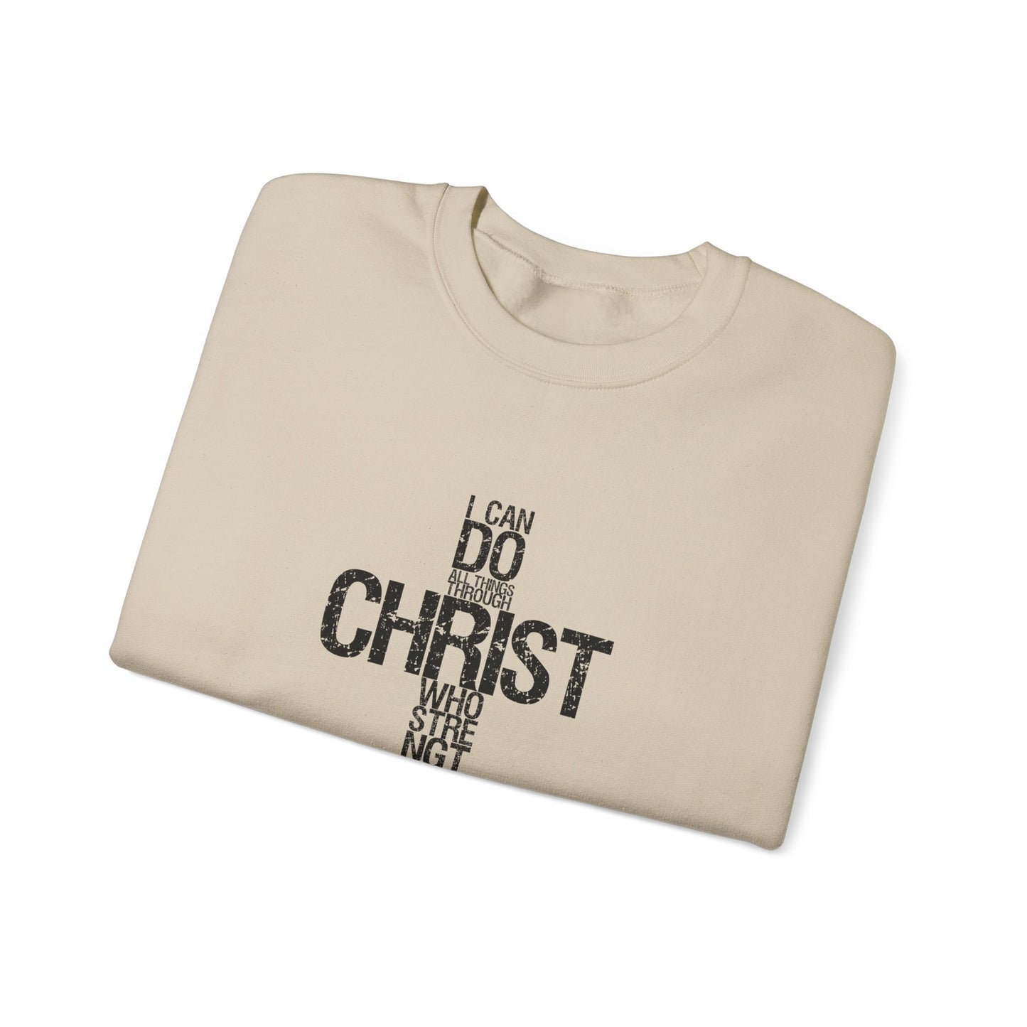 Philippians 4:13 Faith & Strength Sweatshirt