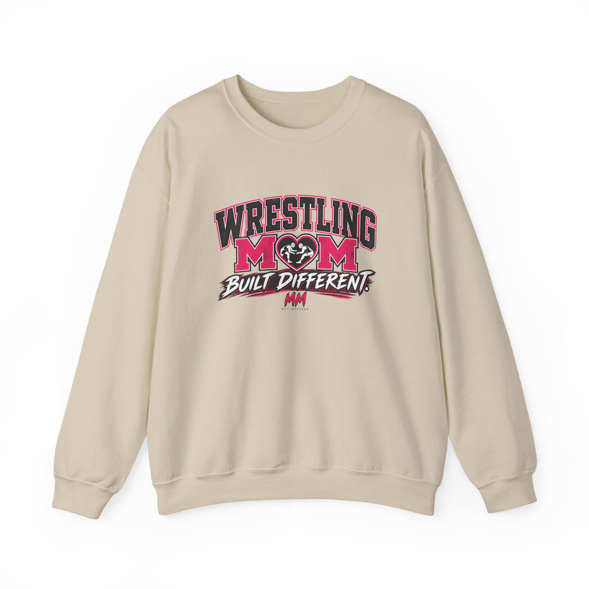 Wrestling Mom – Built Different Crewneck
