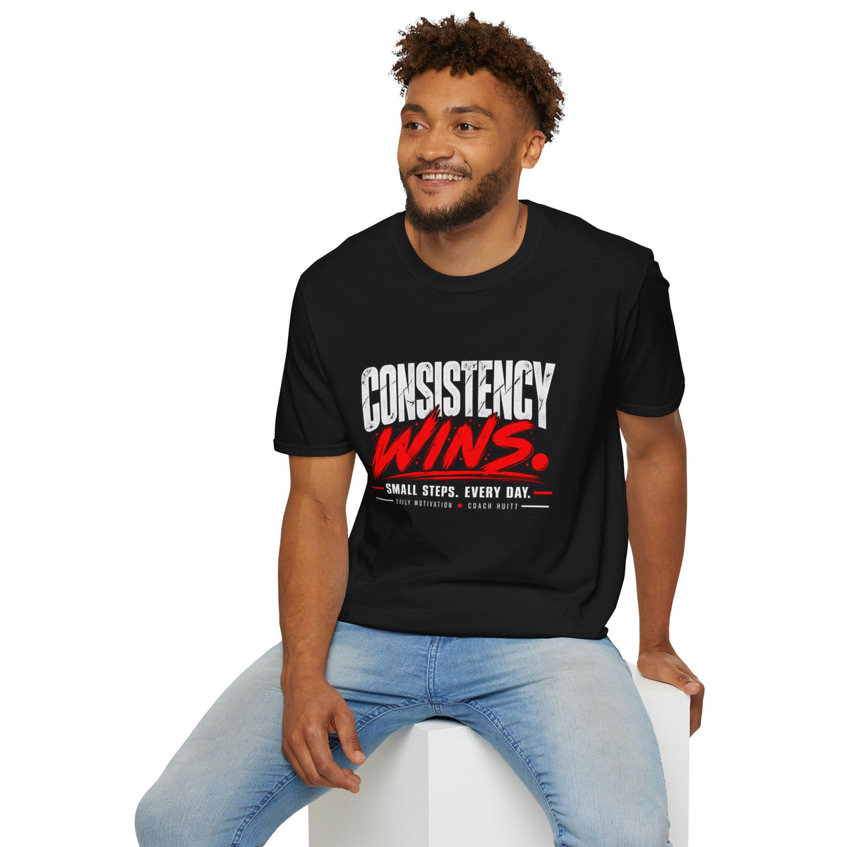 Consistency Wins – Daily Motivation Tee