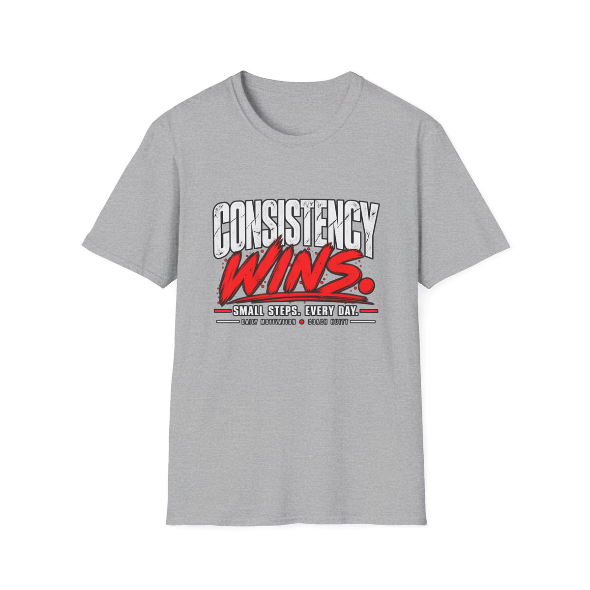 Consistency Wins – Daily Motivation Tee