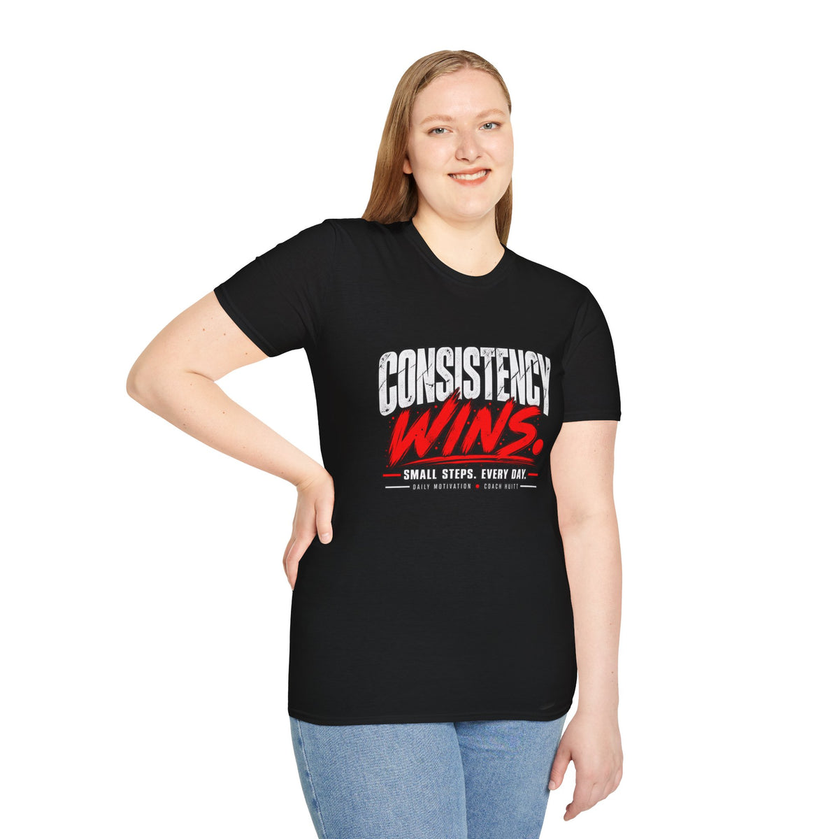 Consistency Wins – Daily Motivation Tee